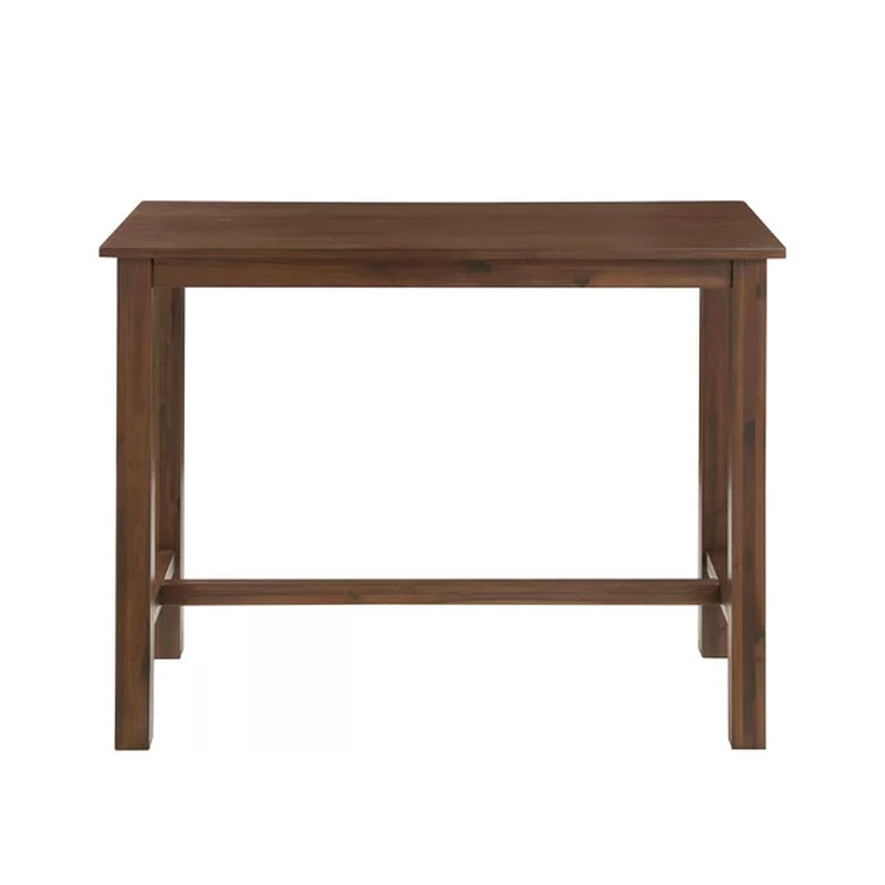 Wes Counter Height 47.25'' Solid Wood Dining Table