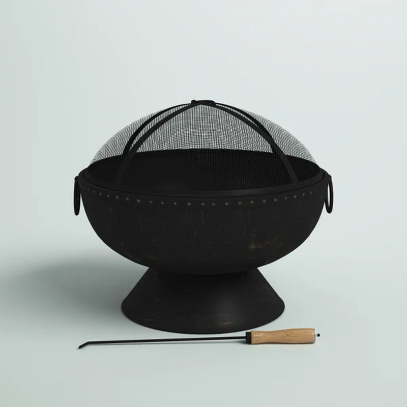 Tuscola 24'' H X 30'' W Steel Outdoor Fire Pit