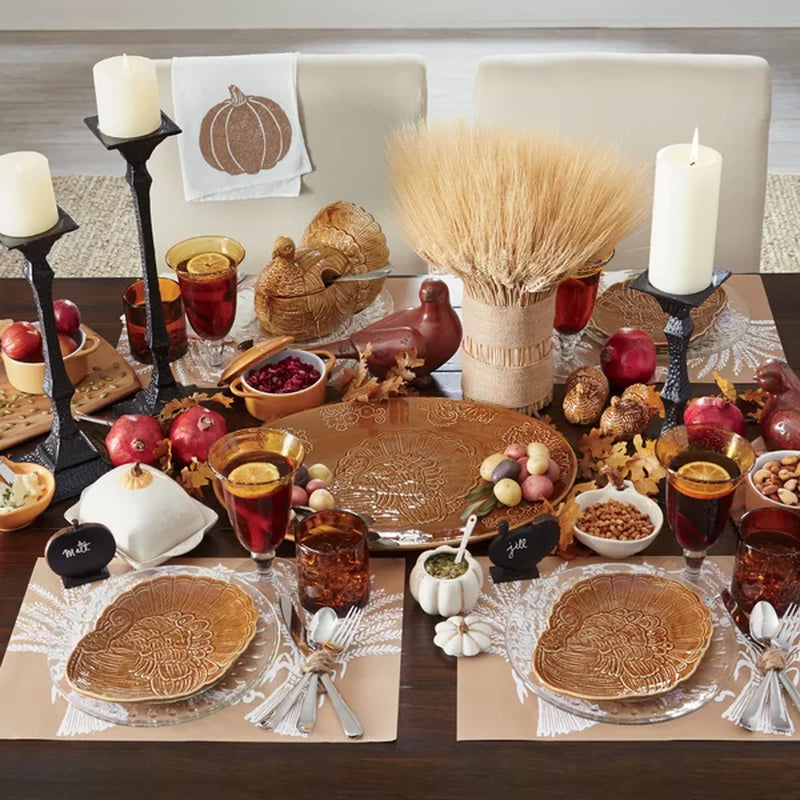 Dried Wheat Bouquet Centerpiece