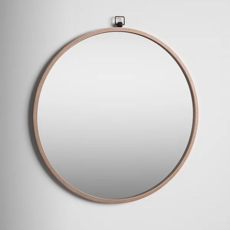 Round Metal Wall Mirror