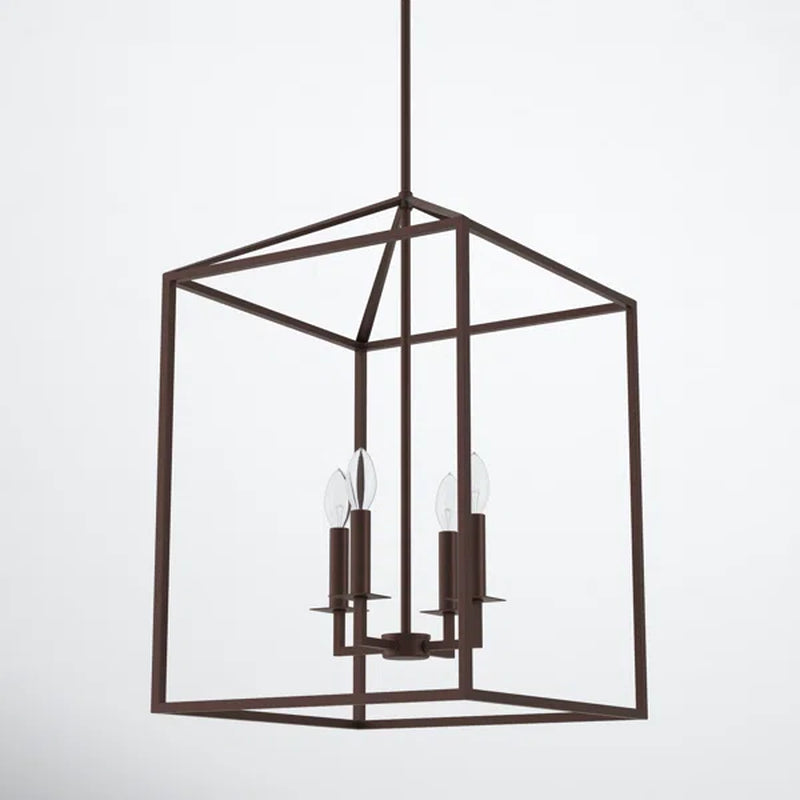 Ellis Dimmable Lantern Square / Rectangle Chandelier