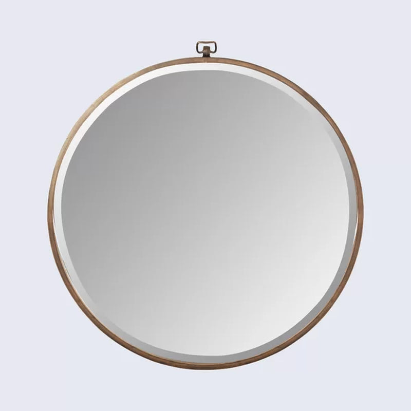 Round Metal Wall Mirror