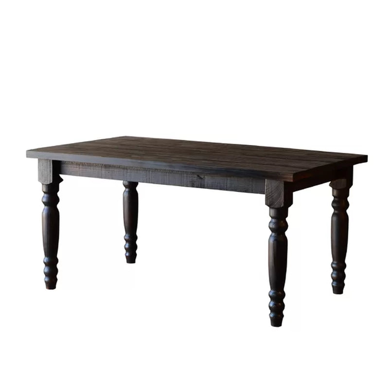 Valerie 63'' Pine Solid Wood Dining Table