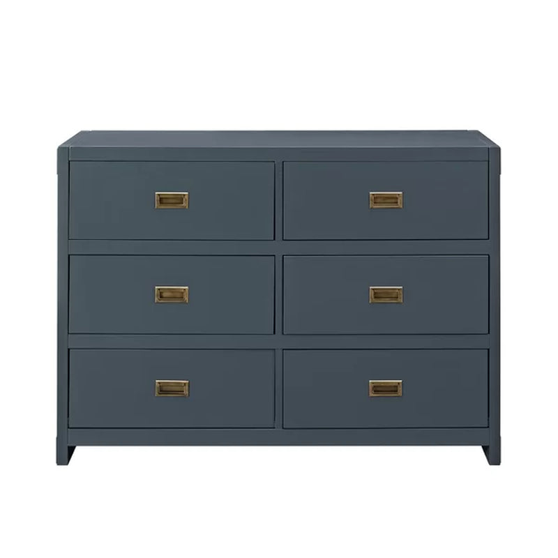 Hubble 45'' Wide 6 - Drawer Double Dresser