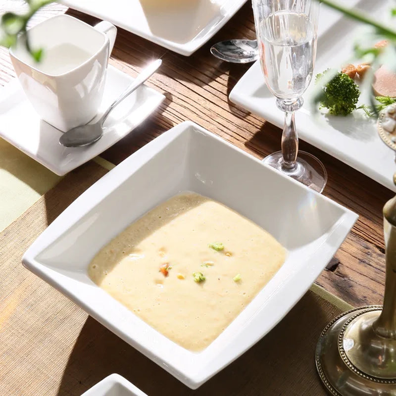 Ivy Bronx Brunetti Porcelain China Dinnerware - Set of 60
