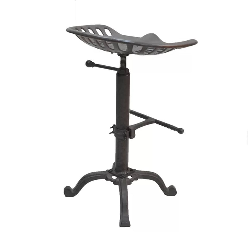 Enos Swivel Adjustable Height Bar Stool