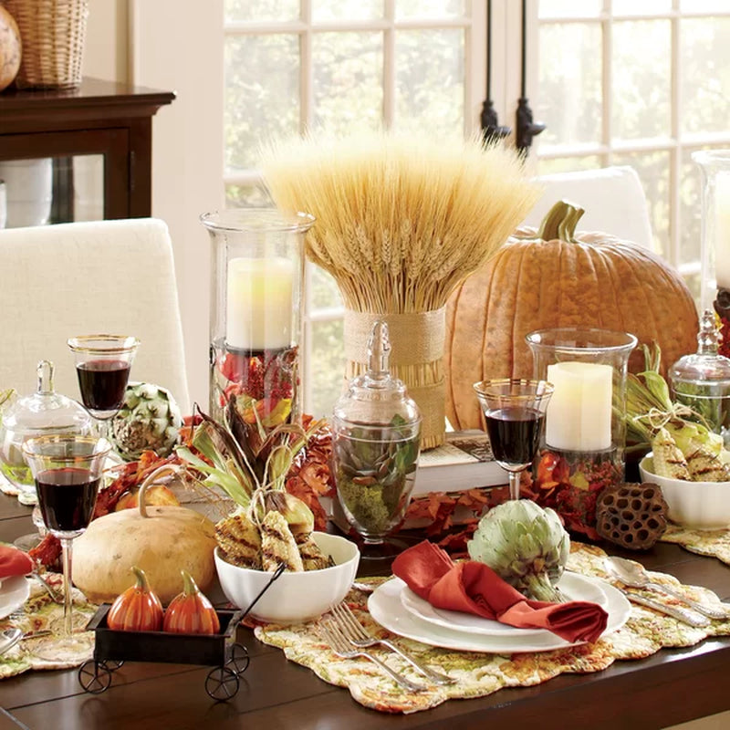Dried Wheat Bouquet Centerpiece