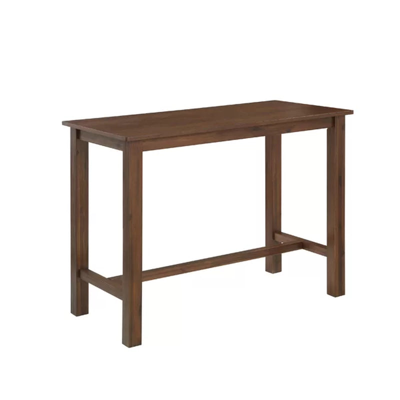 Wes Counter Height 47.25'' Solid Wood Dining Table