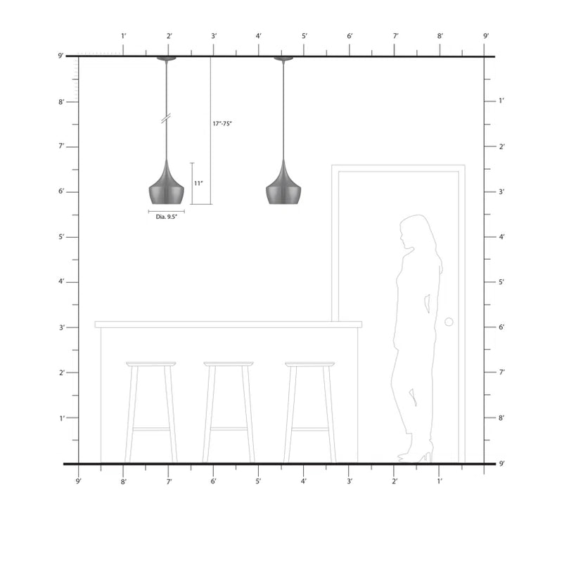 Schultz 1 - Light Single Pendant