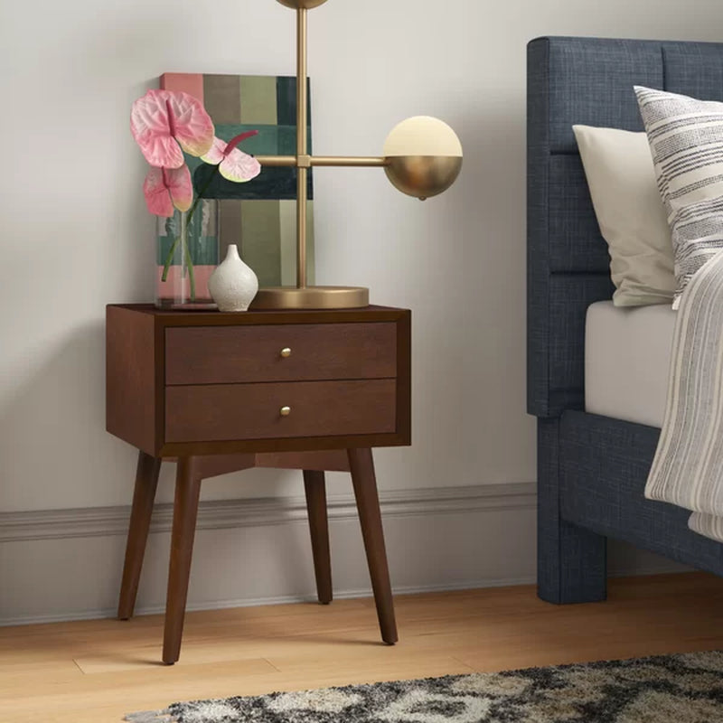 Olivet Solid + Manufactured Wood Nightstand