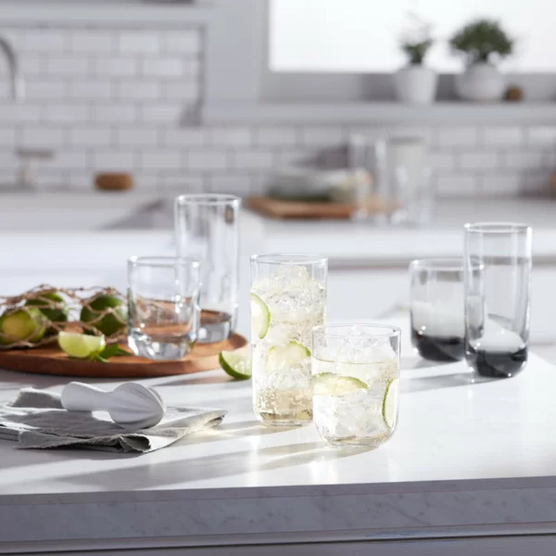Libbey Polaris 16-Piece Tumbler and Rocks Glass Set