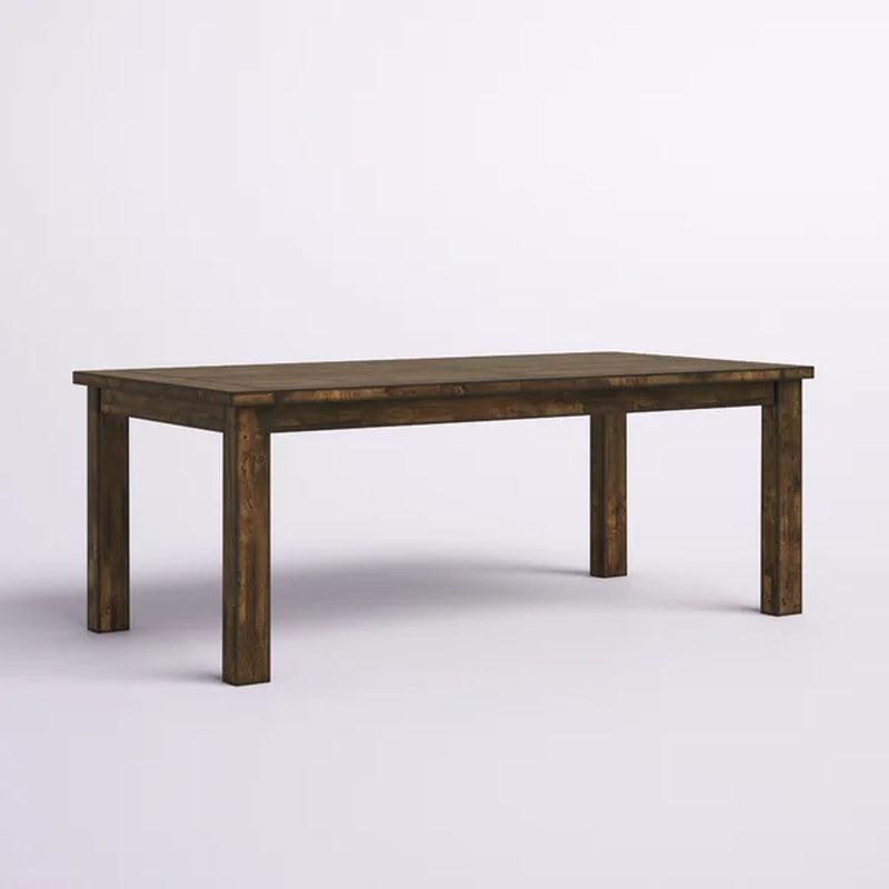 Aster 78.75'' Solid Wood Dining Table