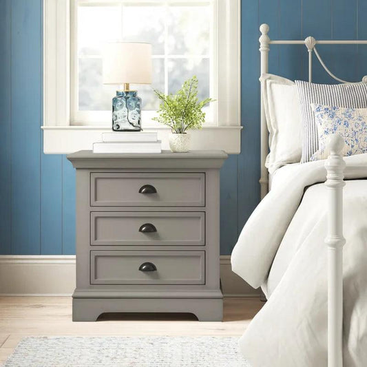 Alicea Solid + Manufactured Wood Nightstand