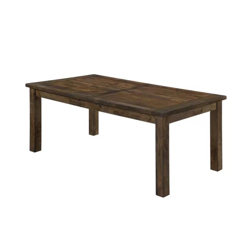 Aster 78.75'' Solid Wood Dining Table