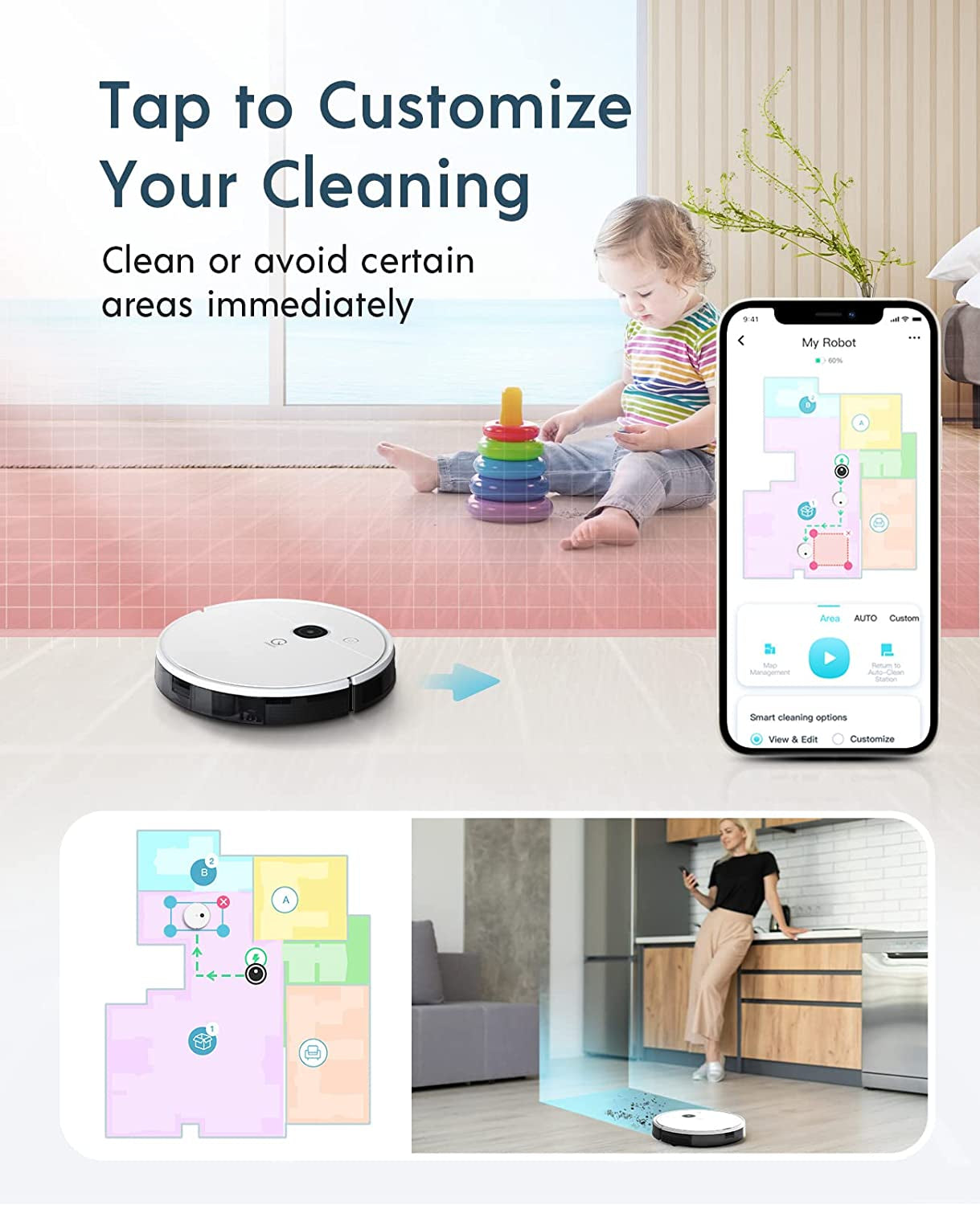 Yeedi Vac Station Robot Vacuum and Mop