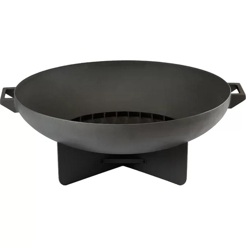 20.25'' H X 36'' W Steel Wood Burning Outdoor Fire Pit