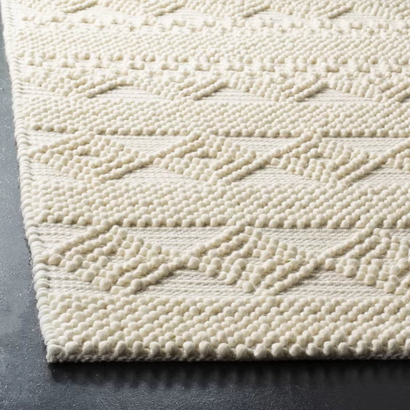Jacques Handmade Flatweave Ivory Rug
