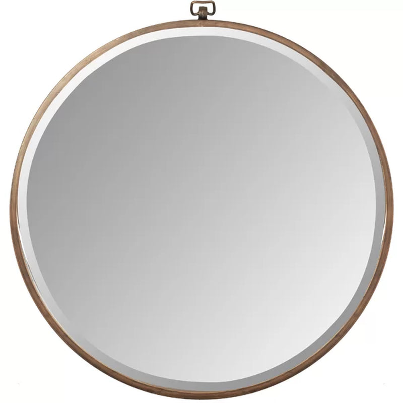 Round Metal Wall Mirror