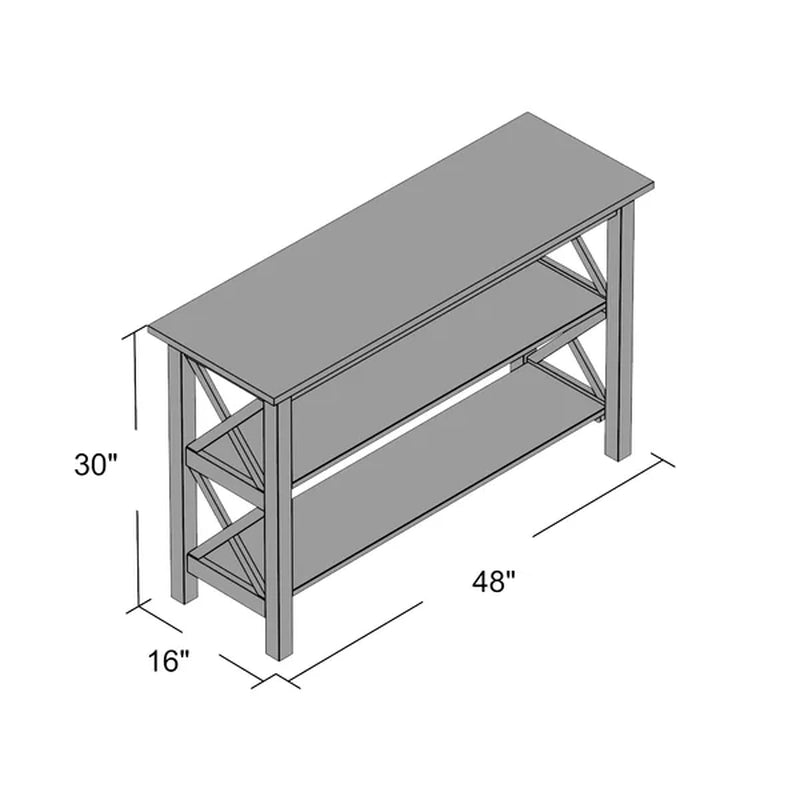 Rossitano 48'' Solid Wood Console Table