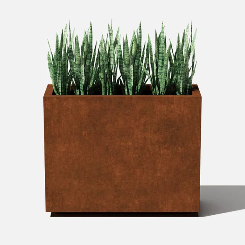 Veradek Metallic Series Corten Steel Span Planter