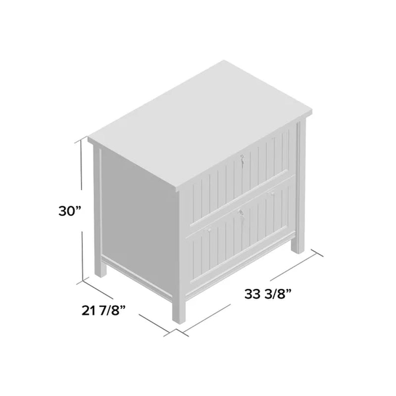 Jerzy 33.386'' Wide 2 -Drawer Lateral Filing Cabinet