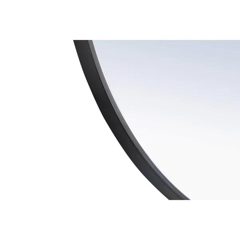Cassie round Metal Wall Mirror