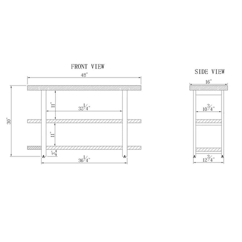 ALEZZI 48'' Console Table