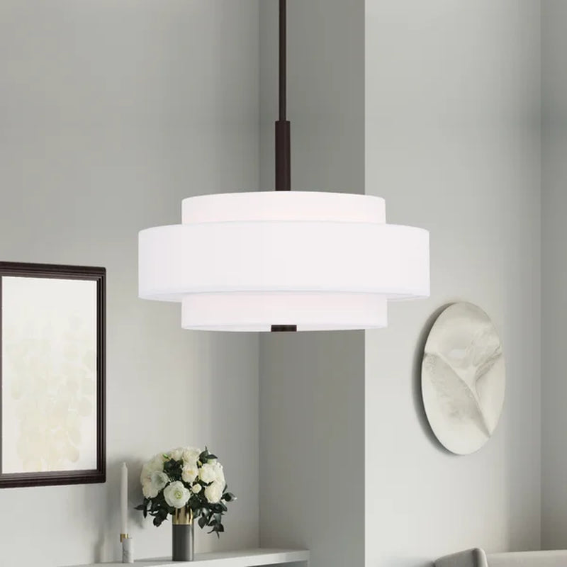 Paquette Dimmable Drum Chandelier