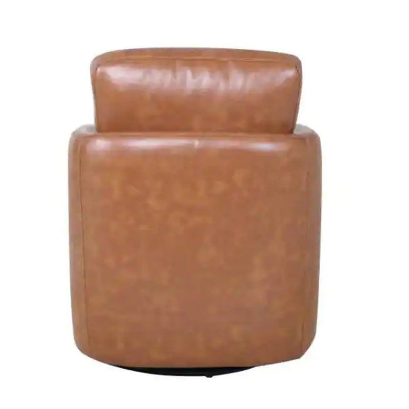 Denver Camel Swivel Chair with a Swivel Base (Set of 2)