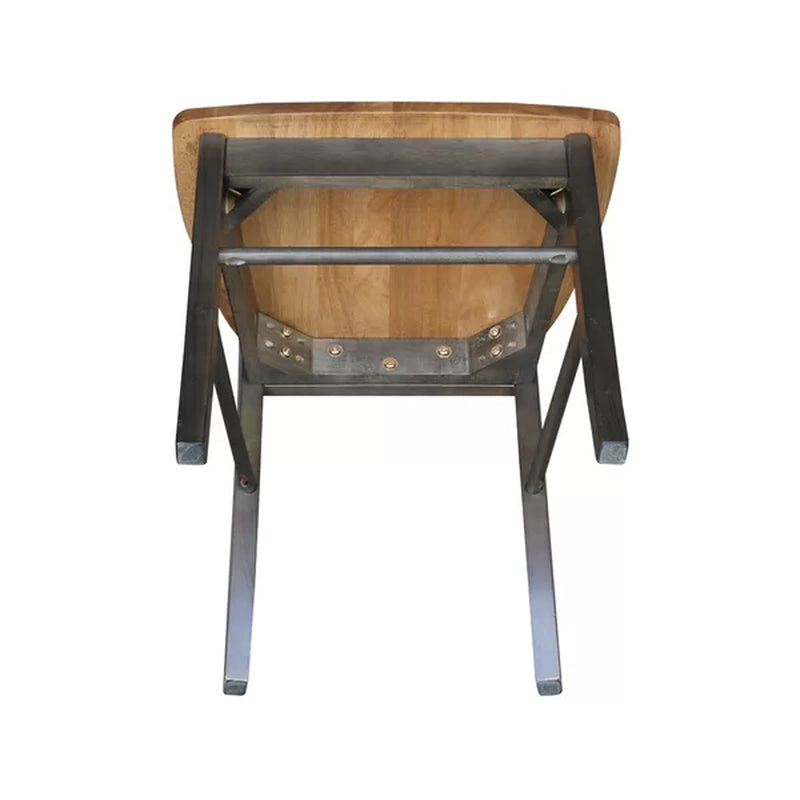 Solid Wood Cross Back Side Chair