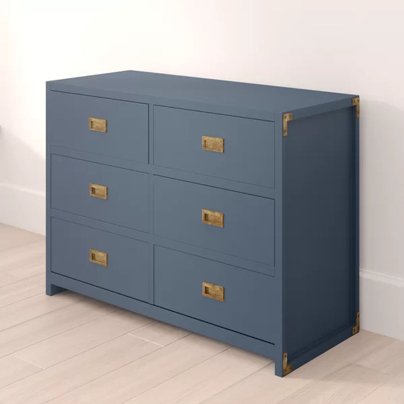 Hubble 45'' Wide 6 - Drawer Double Dresser