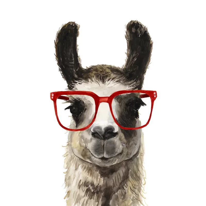 Hip Llama I by Victoria Borges - Painting