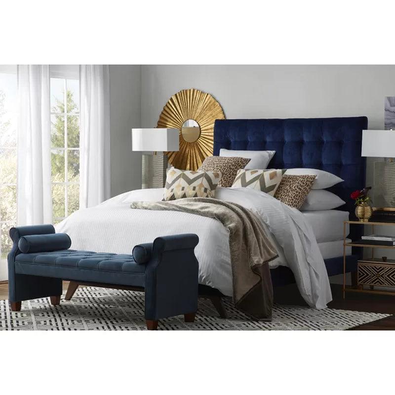 Anne 26.25'' Tall Glass End Table