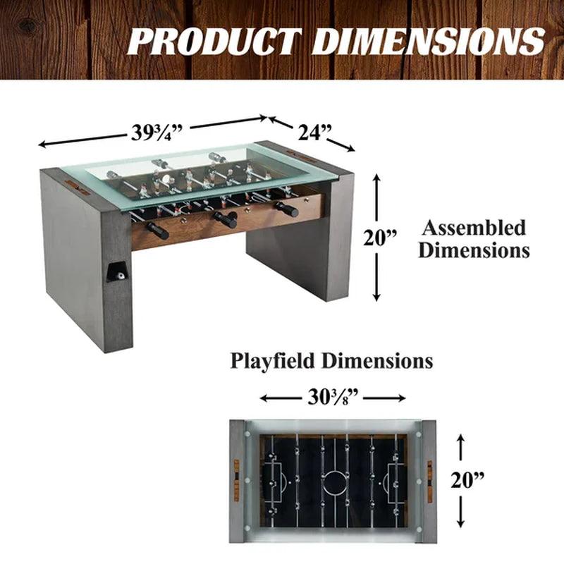 40"Solid Wood Foosball Table