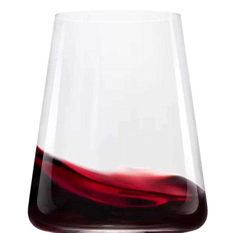 Power 18 Oz. Crystal Stemless Wine Glass