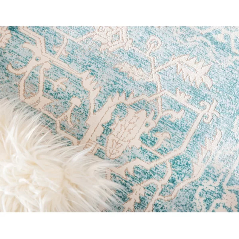 Leatherwood Power Loom Performance Blue Rug