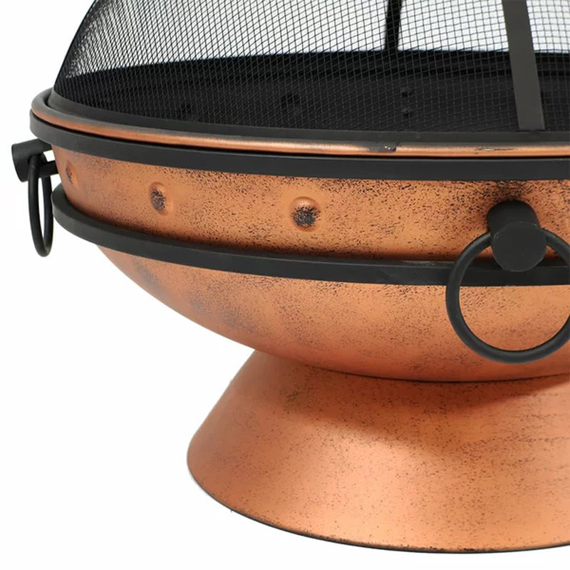 Hurst 24'' H X 31'' W Steel Wood Burning Outdoor Fire Pit
