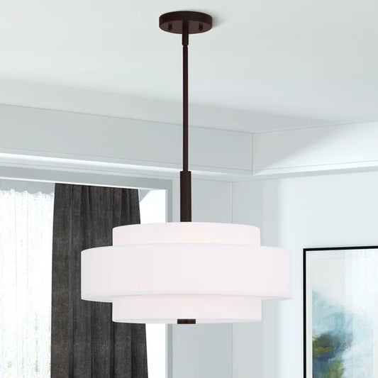 Paquette Dimmable Drum Chandelier