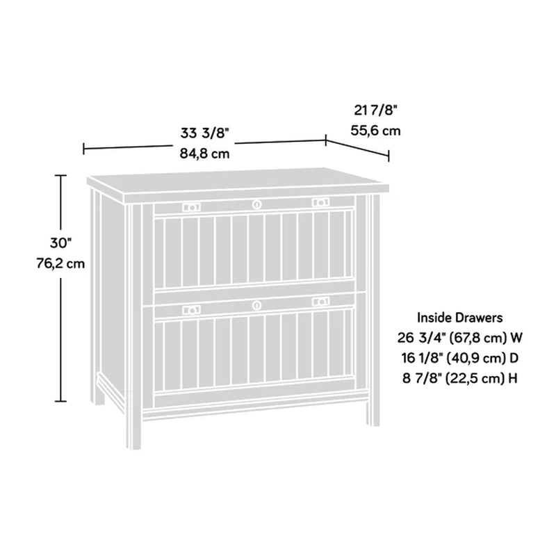 Jerzy 33.386'' Wide 2 -Drawer Lateral Filing Cabinet