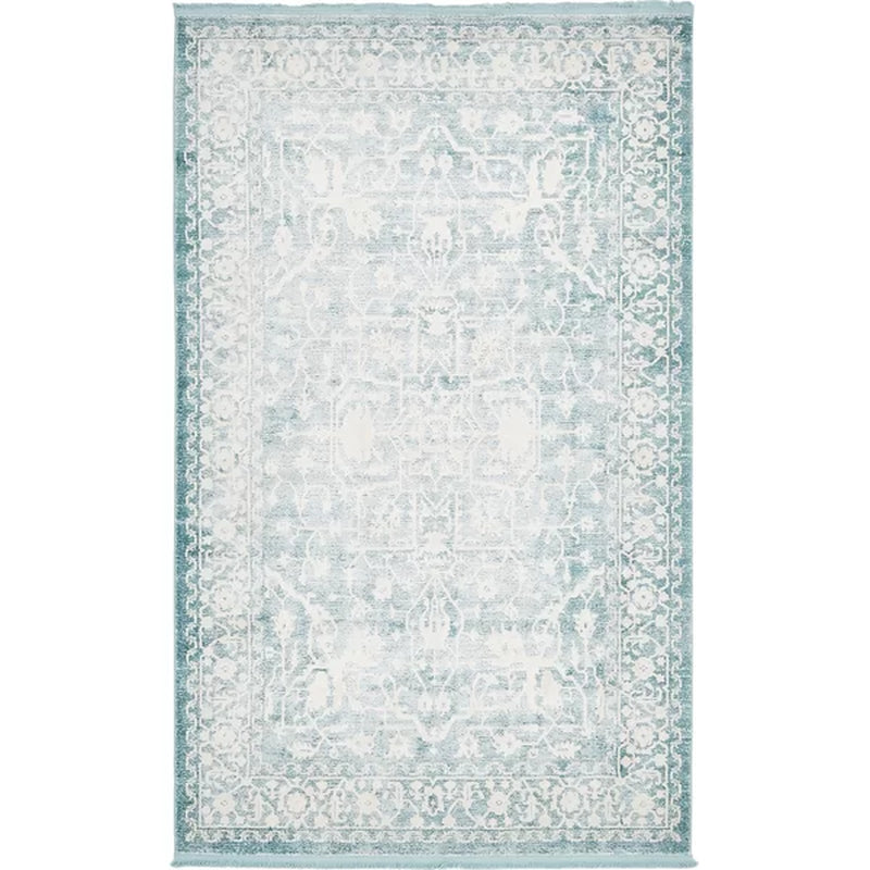 Leatherwood Power Loom Performance Blue Rug