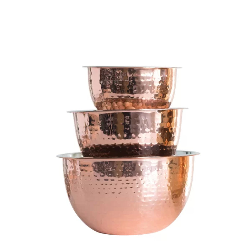 Dakota Fields Leta Stainless Steel Serving Bowl