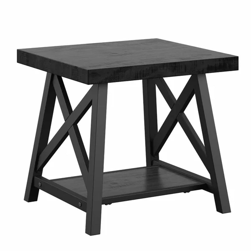 Isakson 22'' Tall Trestle End Table