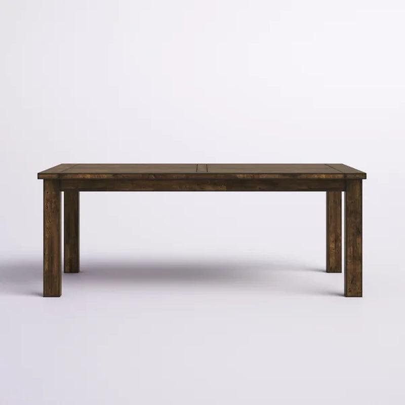 Aster 78.75'' Solid Wood Dining Table