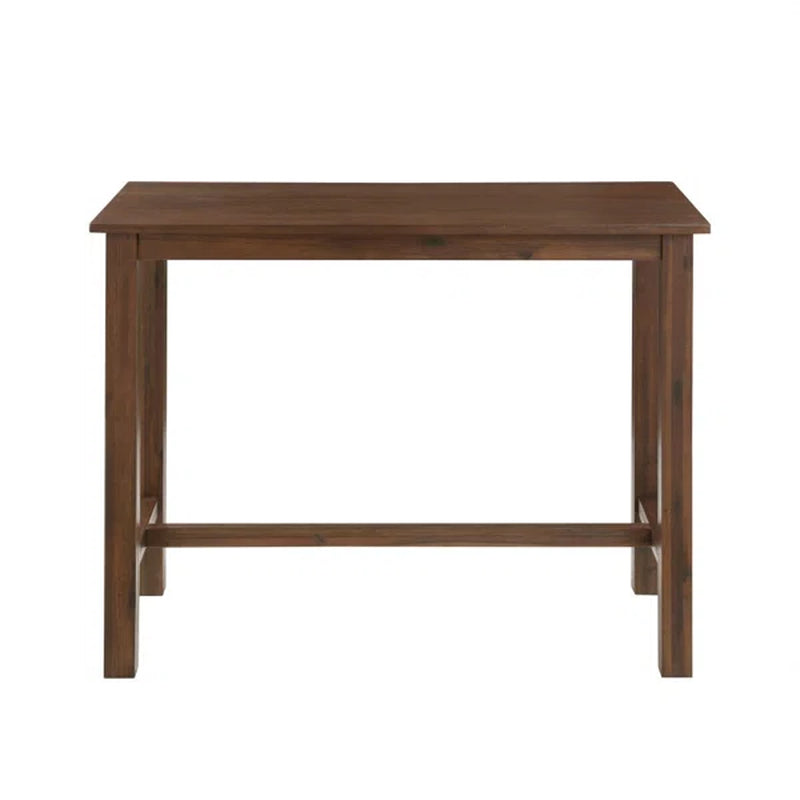 Wes Counter Height 47.25'' Solid Wood Dining Table