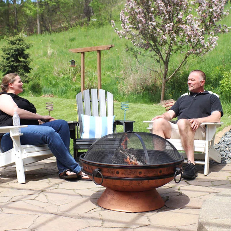 Hurst 24'' H X 31'' W Steel Wood Burning Outdoor Fire Pit