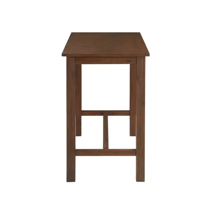 Wes Counter Height 47.25'' Solid Wood Dining Table