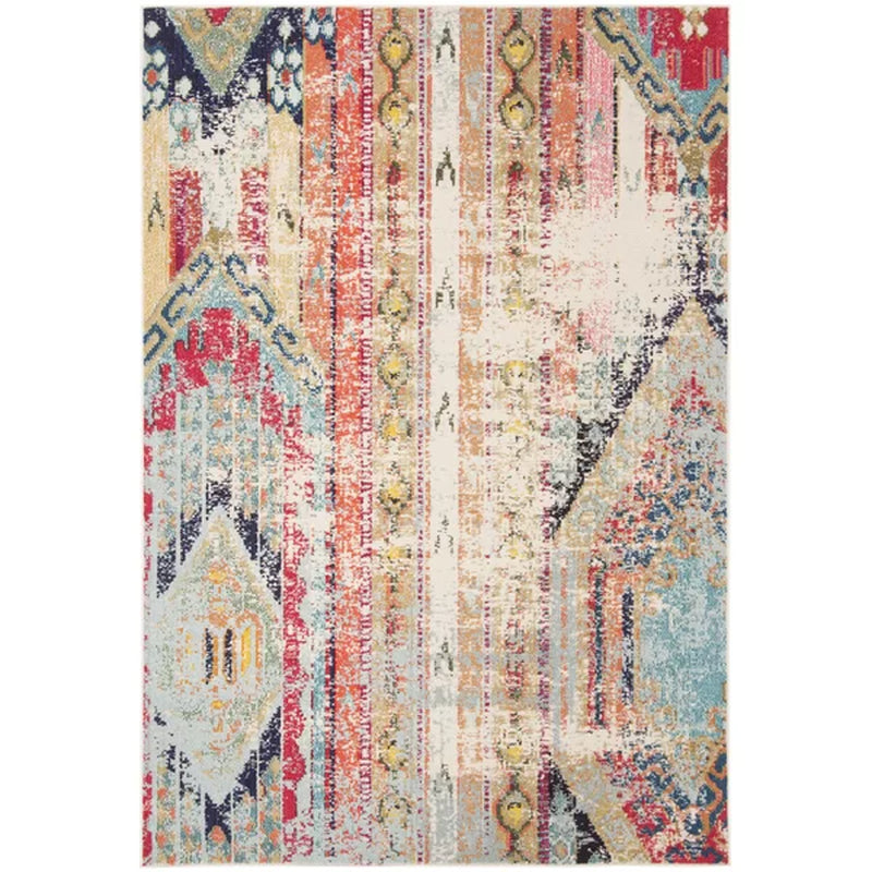 Wooler Power Loom Performance Blue / Orange Rug