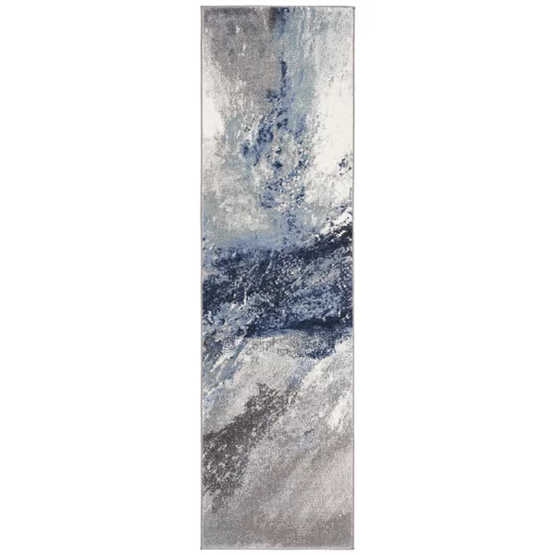 Elara Power Loom Performance Blue/Gray Rug
