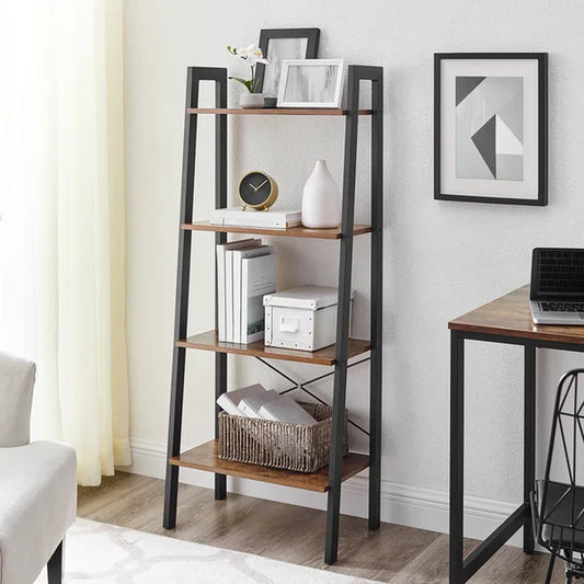 Parikh 54'' H X 22.1'' W Steel Etagere Bookcase