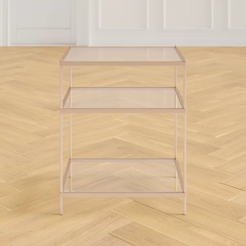 Peregrine 26.75'' Tall Glass End Table
